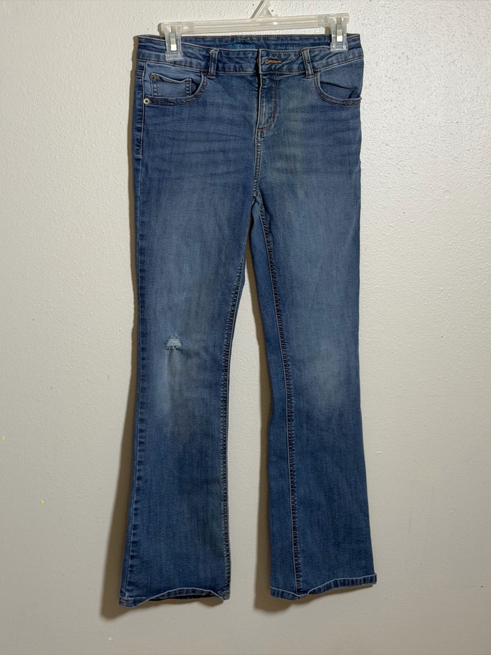 Thereabouts Kids Girl Denim Blue Distressed Mid-Rise Bootcut Jeans‎ size 14